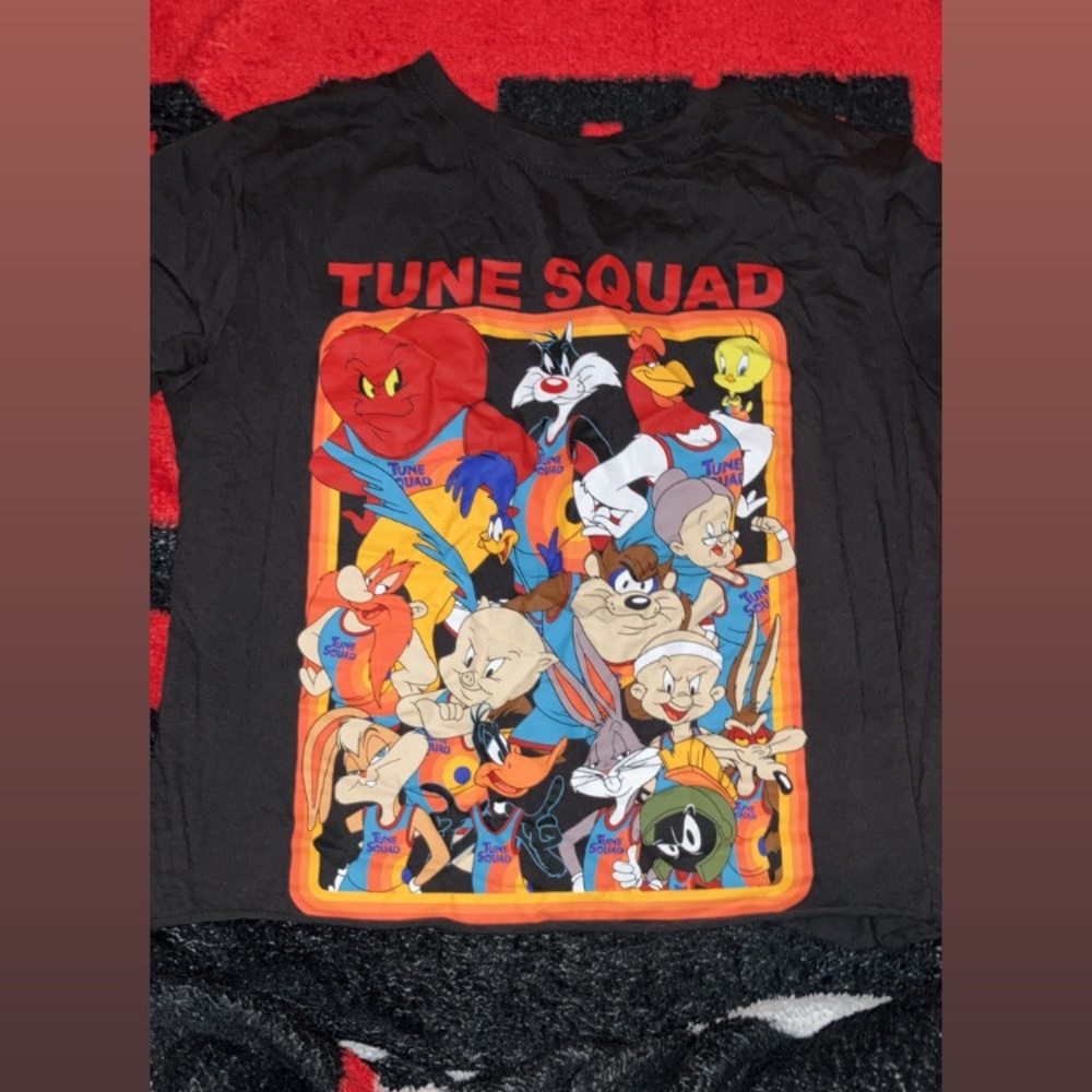Tune Squad Black Crop Top